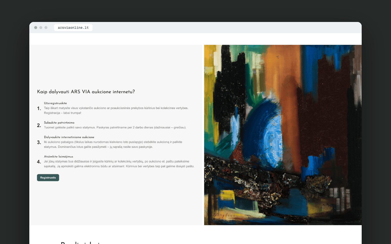 ARS VIA – how to take part
