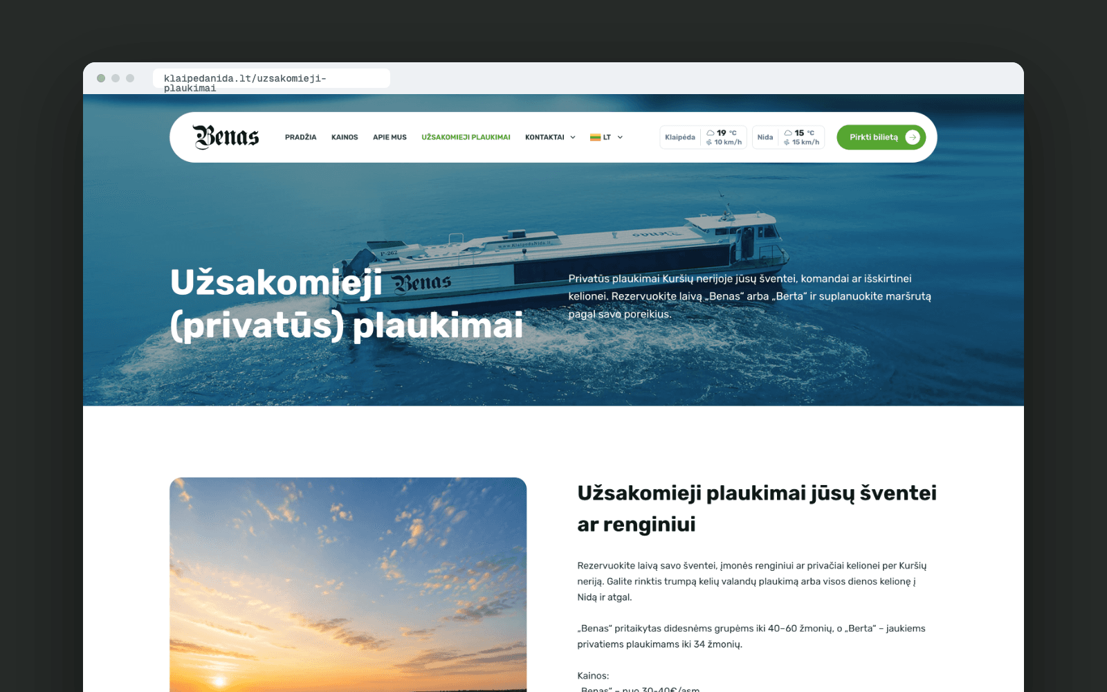 KlaipėdaNida – private trips